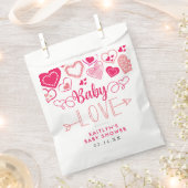 "Baby Love" Valentine's Day Baby Shower Bedankzakje (Geknipt)