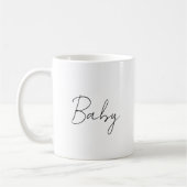 BABY LOVE Woord Design Mok – (Links)