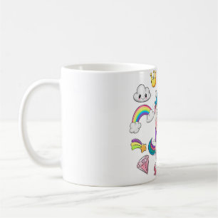 BABY LUCKY UNICORN-MOK VOOR ZWEEKMEISJES KOFFIEMOK