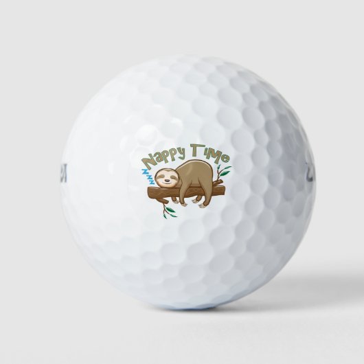 Baby Luiaard Golfballen (Voorkant)