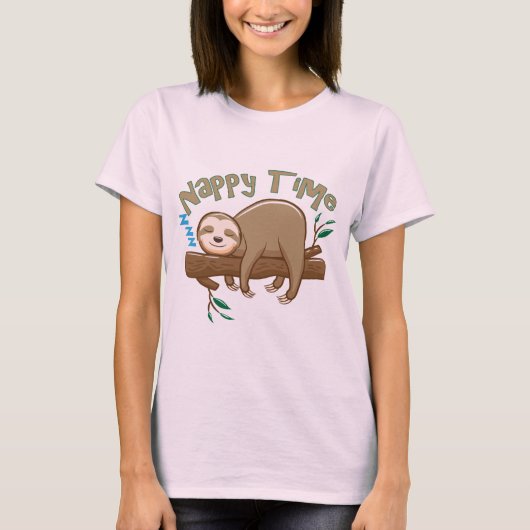 Baby luiaard t-shirt (Voorkant)