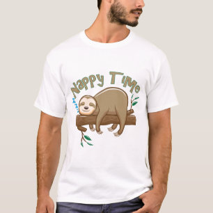 Baby luiaard t-shirt