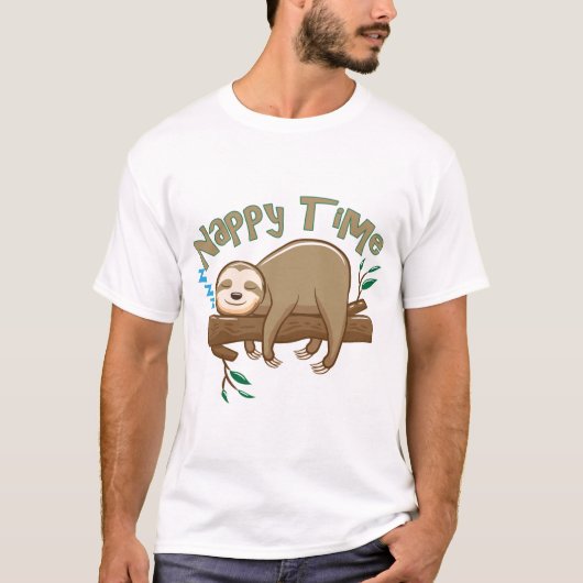 Baby luiaard t-shirt (Voorkant)