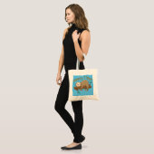 Baby luiaard tote bag (Voorkant (model))