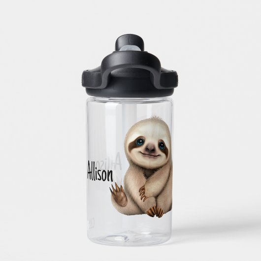 Baby luiaard waterfles (Achterkant)