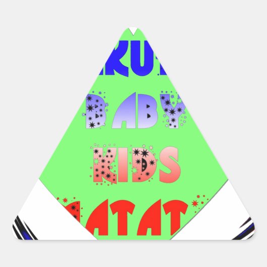 Baby Luminous Hearts Hakuna Matata Baby Design Sticker (Voorkant)