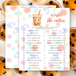 Baby maakt bubble tea klaar Zou ze liever