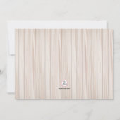 Baby maakt drie zwangerschapsuitkondiging aankondiging (Achterkant)