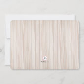 Baby maakt drie zwangerschapsuitkondiging aankondiging (Achterkant)