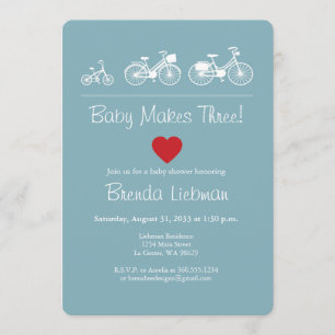 Baby maakt er drie! fiets kaart