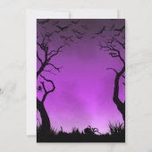 Baby maakt Halloween Baby shower Bedankkaart (Achterkant)