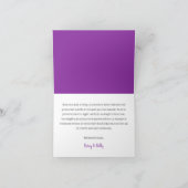 Baby maakt Halloween Baby shower Bedankkaart (Binnen)