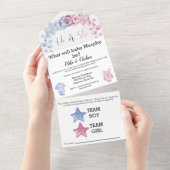 BABY maakt uitnodiging bekend (Afscheurbaar)