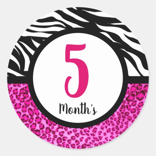 Baby Maand Stickers (Voorkant)