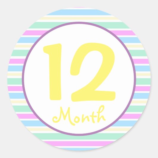 Baby Maand Stickers (Voorkant)