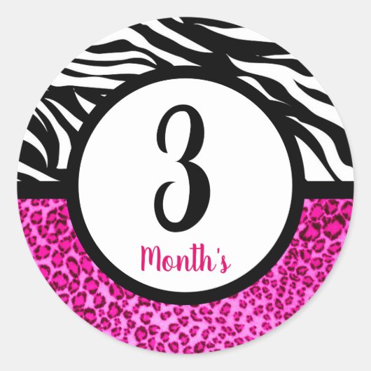 Baby Maand Stickers (Voorkant)