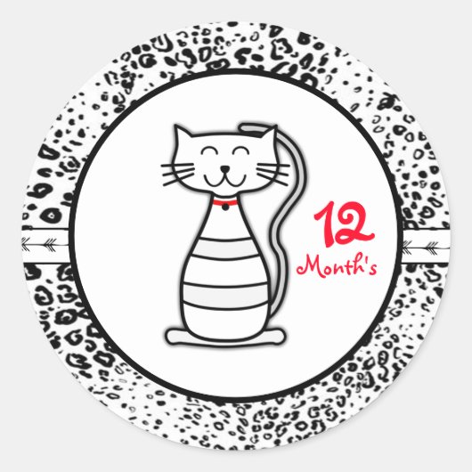 Baby Maand Stickers (Voorkant)