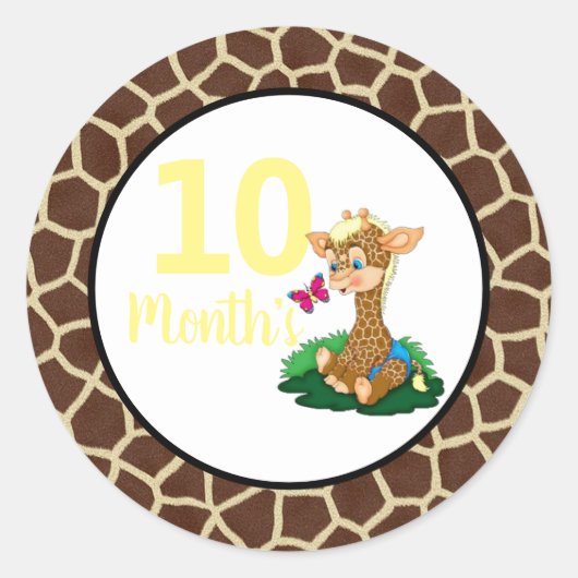 Baby Maand Stickers (Voorkant)