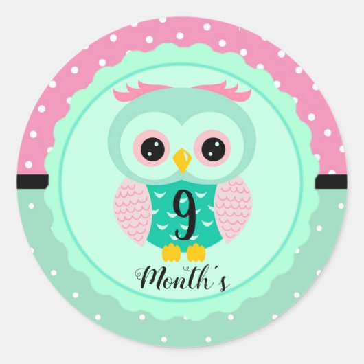 Baby Maand Stickers (Voorkant)