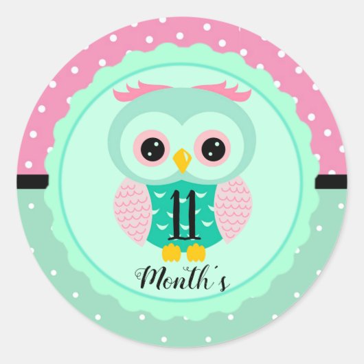 Baby Maand Stickers (Voorkant)