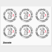 Baby Maand Stickers (Vel)