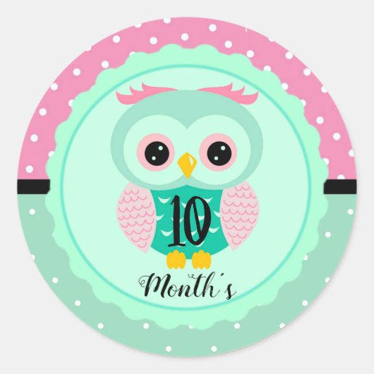 Baby Maand Stickers (Voorkant)