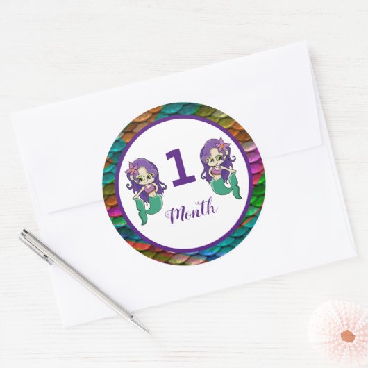 Baby Maand Stickers (Envelop)