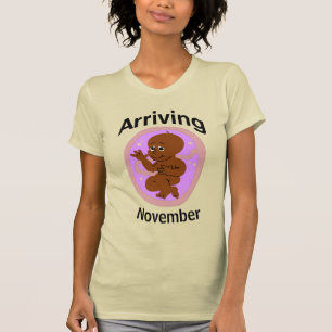 Baby, maand toevoegen, personaliseren plus grootte t-shirt