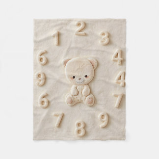 Baby Maandelijkse Mijlpalen Dekentje Fleece Deken