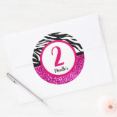 Baby maandstickers ronde sticker (Envelop)