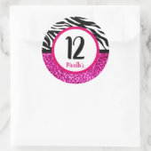 Baby maandstickers ronde sticker (Tas)