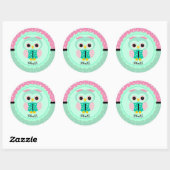 Baby maandstickers ronde sticker (Vel)