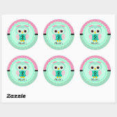 Baby maandstickers ronde sticker (Vel)