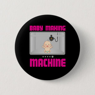 Baby Maken machine Zwangerschap Publicatie Ronde Button 5,7 Cm