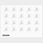 Baby Maker Elixir Baby Shower Ronde Sticker (Vel)