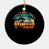 Baby Maker Post Vasectomie in ruste Keramisch Ornament (Voorkant)