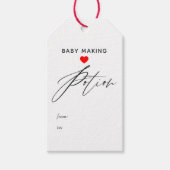 Baby Making Potion Baby shower Dank u Cadeaulabel (Voorkant)