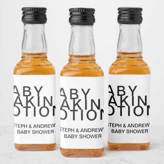 Baby Making Potion Couple's Baby shower Likeurfles Etiket (Flessen)