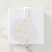 Baby Making Potion Cute Gold Foil Baby shower Bedankjes Labels (Met doos)