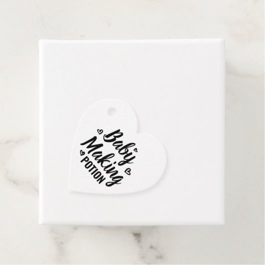 Baby Making Potion Grappige Douche Dank je harten Bedankjes Labels (In situ)