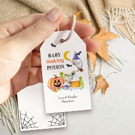 Baby Making Potion Halloween Baby shower Favor Cadeaulabel