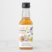 Baby Making Potion Halloween Baby shower Mini Likeurfles Etiket (Voorkant)