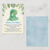 Baby Mama Dinosaurus Boeken voor Baby shower Sprin Informatiekaartje (Voorkant / Achterkant)