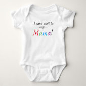 Baby Mama Gezegde Fun Baby Shirt (Voorkant)