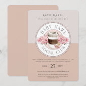 Baby Mama Social Club - Baby shower Kaart (Voorkant / Achterkant)