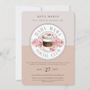Baby Mama Social Club - Baby shower Kaart