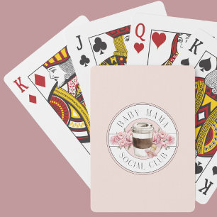 Baby Mama Social Club Pink Pokerkaarten
