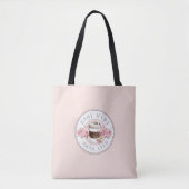 Baby Mama Social Club Pink Tote Bag (Voorkant)