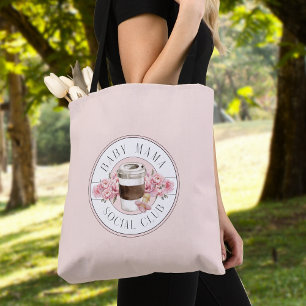 Baby Mama Social Club Pink Tote Bag