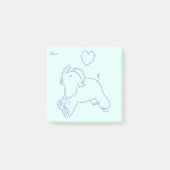 Baby mammoet geeuwen post-it® notes (Voorkant)